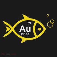 Au Goldfish Gold Metal Chemistry Pun Women's Hoodie thumb 2