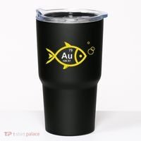 Au Goldfish Gold Metal Chemistry Pun Tumbler thumb 0