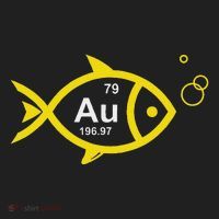 Au Goldfish Gold Metal Chemistry Pun Tumbler thumb 3