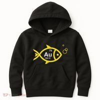 Au Goldfish Gold Metal Chemistry Pun Kids Hoodie thumb 0