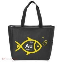Au Goldfish Gold Metal Chemistry Pun Tote Bag thumb 0