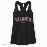 Atlanta Georgia Ga Varsity Style On Atlanta Women's Tank Top thumb 0