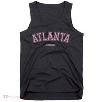 Atlanta Georgia Ga Varsity Style On Atlanta Tank Top thumb 0
