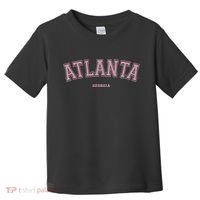 Atlanta Georgia Ga Varsity Style On Atlanta Toddler T-Shirt thumb 0