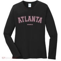 Atlanta Georgia Ga Varsity Style On Atlanta Women's Long Sleeve Shirt thumb 0