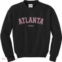 Atlanta Georgia Ga Varsity Style On Atlanta Kids Sweatshirt thumb 0