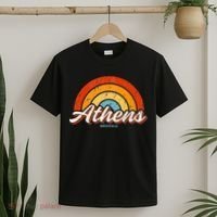 Athens Georgia GA Vintage Rainbow Retro 70s T-Shirt thumb 2