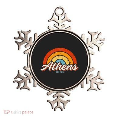Athens Georgia GA Vintage Rainbow Retro 70s Ornament