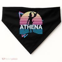 Athena Greek Goddess Of Wisdom And War USA-Made Doggie Bandana thumb 0