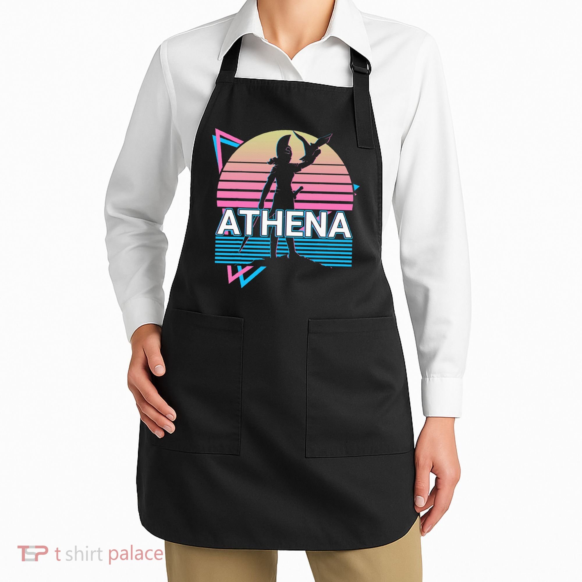 Athena Greek Goddess Of Wisdom And War Apron