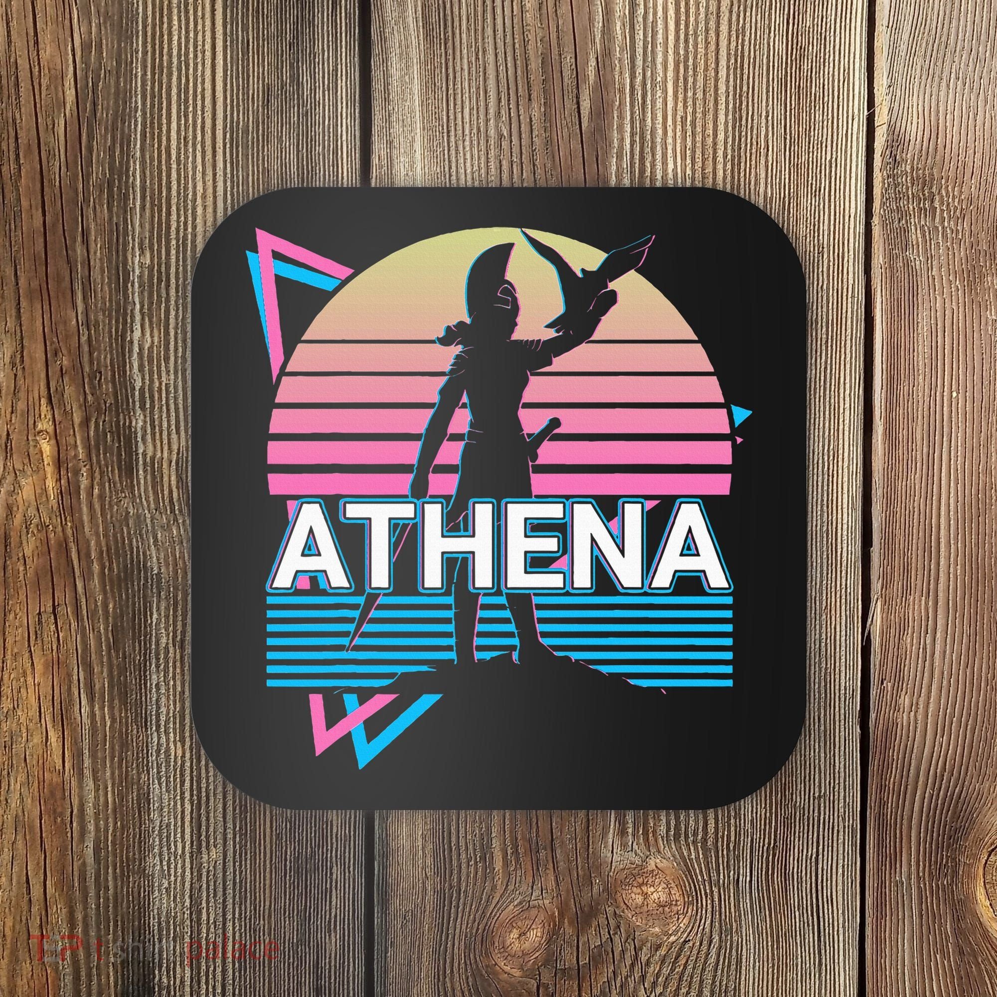 Athena Greek Goddess Of Wisdom And War Coaster