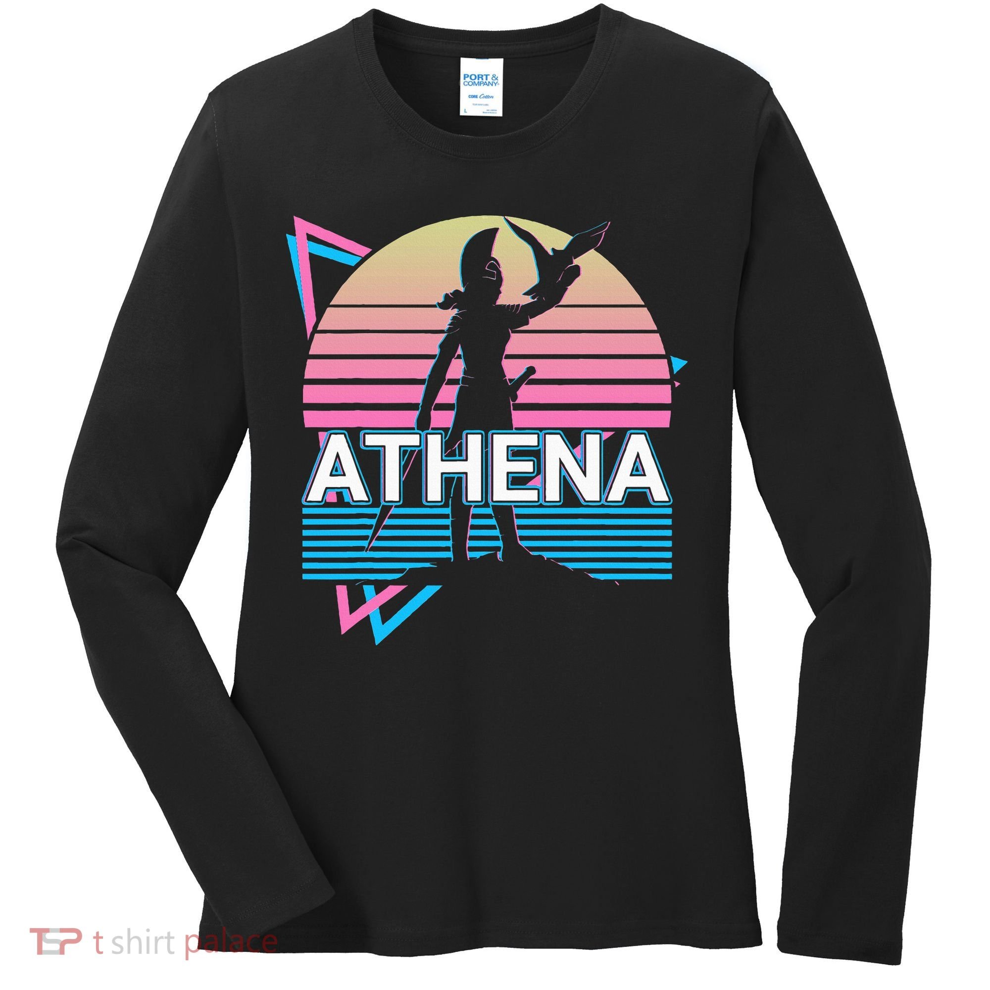 Athena Greek Goddess Of Wisdom And War Women's Long Sleeve Shirt