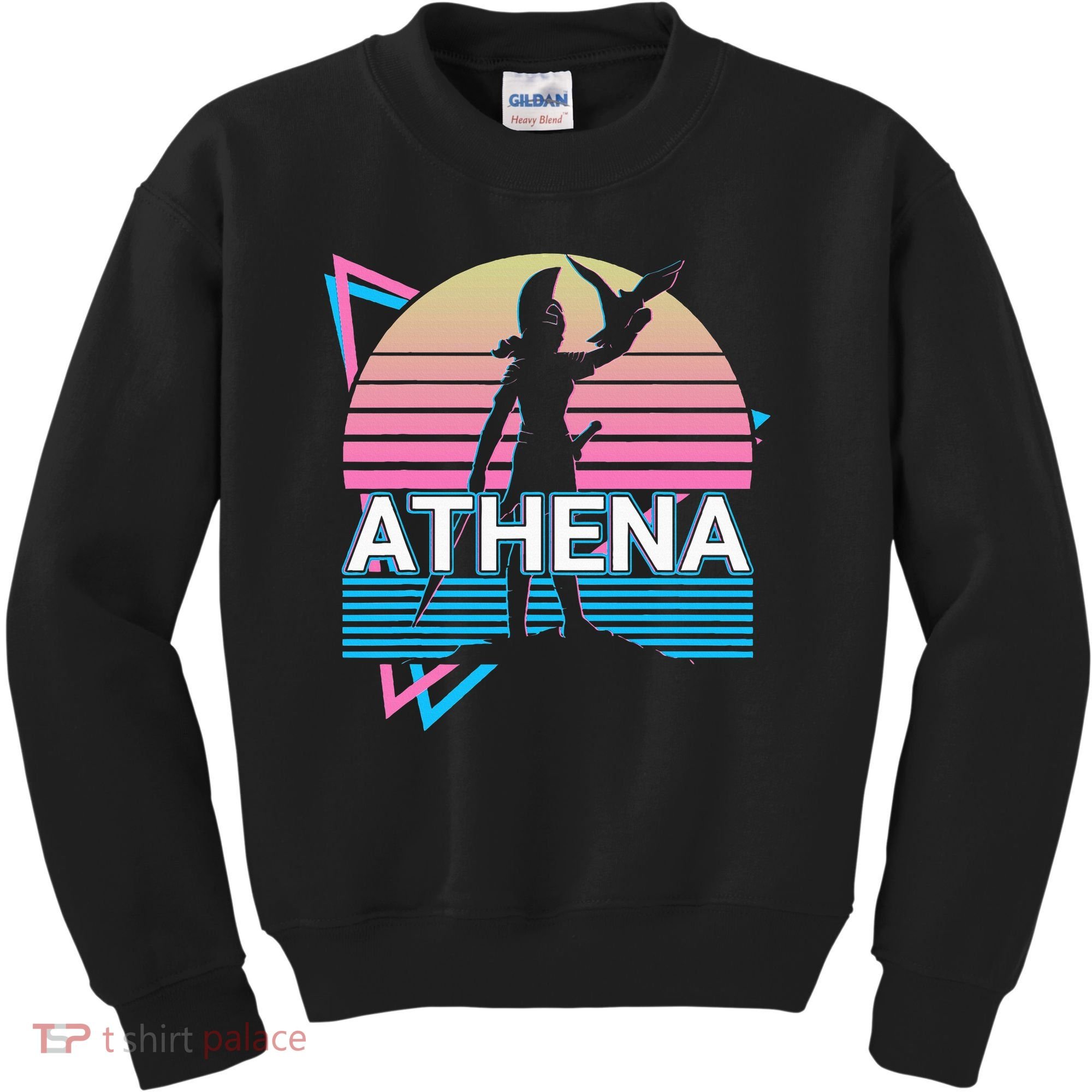 Athena Greek Goddess Of Wisdom And War Kids Sweatshirt