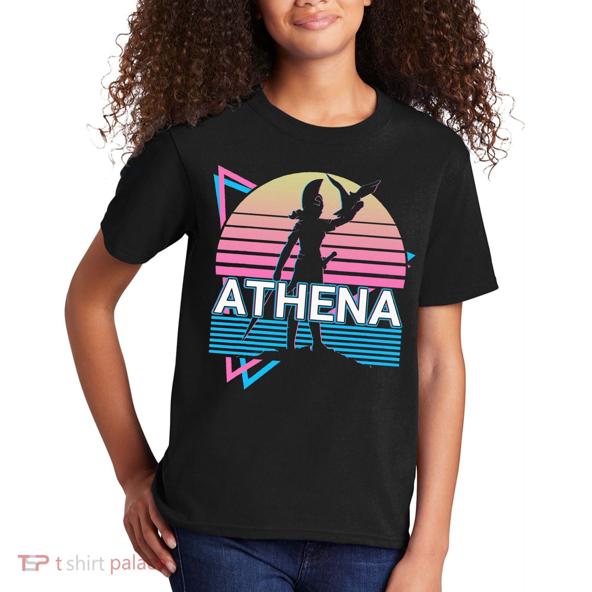 Athena Greek Goddess Of Wisdom And War Kids T-Shirt