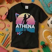 Athena Greek Goddess Of Wisdom And War Kids T-Shirt thumb 3