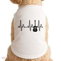 Acoustic Guitar Heartbeat Shirts Guitar Musician Doggie Tank thumb 0