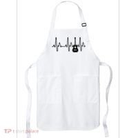 Acoustic Guitar Heartbeat Shirts Guitar Musician Apron thumb 0