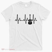 Acoustic Guitar Heartbeat Shirts Guitar Musician T-Shirt thumb 0