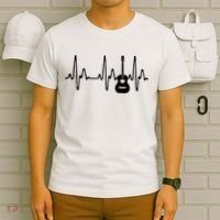 Acoustic Guitar Heartbeat Shirts Guitar Musician T-Shirt thumb 6