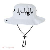 Acoustic Guitar Heartbeat Shirts Guitar Musician Bucket Hat thumb 0