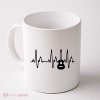 Acoustic Guitar Heartbeat Shirts Guitar Musician Coffee Mug thumb 0