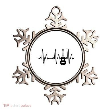 Acoustic Guitar Heartbeat Shirts Guitar Musician Ornament