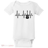 Acoustic Guitar Heartbeat Shirts Guitar Musician Baby Bodysuit thumb 0