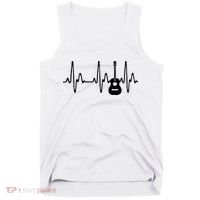 Acoustic Guitar Heartbeat Shirts Guitar Musician Tank Top thumb 0