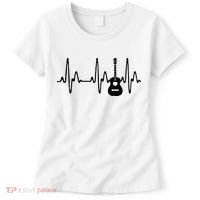 Acoustic Guitar Heartbeat Shirts Guitar Musician Women's T-Shirt thumb 0