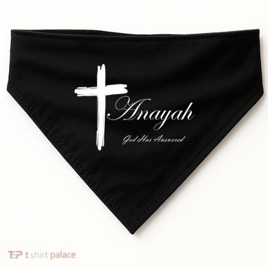 Anayah God Has Answered USA-Made Doggie Bandana