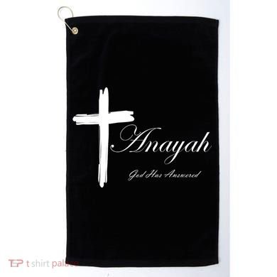 Anayah God Has Answered Golf Towel