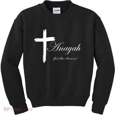 Anayah God Has Answered Kids Sweatshirt
