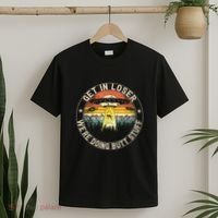 Alien Get In Loser Were Doing Butt Stuff Vintage T-Shirt thumb 2
