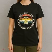 Alien Get In Loser Were Doing Butt Stuff Vintage T-Shirt thumb 4