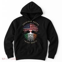 American Grown Irish Roots Ireland Flag ST. Patrick's Day Hoodie thumb 0