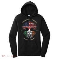 American Grown Irish Roots Ireland Flag ST. Patrick's Day Women's Hoodie thumb 0
