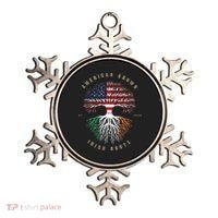 American Grown Irish Roots Ireland Flag ST. Patrick's Day Ornament thumb 0