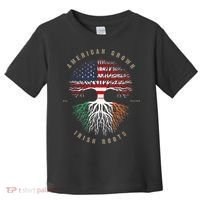 American Grown Irish Roots Ireland Flag ST. Patrick's Day Toddler T-Shirt thumb 0