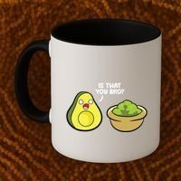 Avocado Guacamole Is That You Bro Funny Avocado Coffee Mug thumb 2