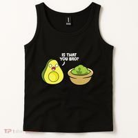 Avocado Guacamole Is That You Bro Funny Avocado Tank Top thumb 2