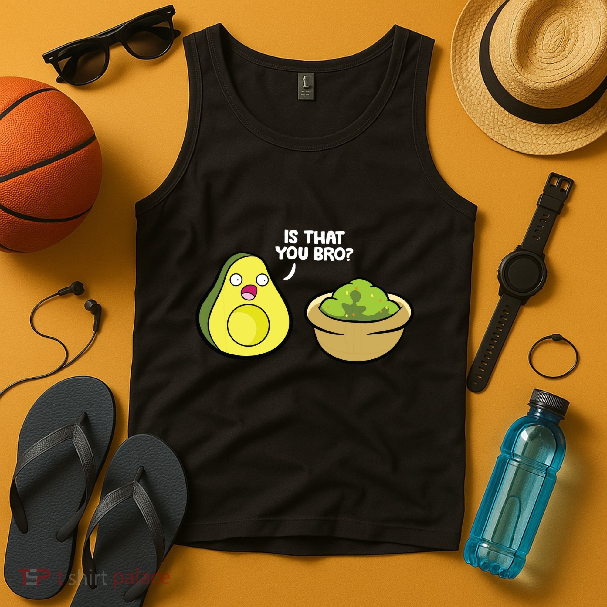 Avocado Guacamole Is That You Bro Funny Avocado Tank Top