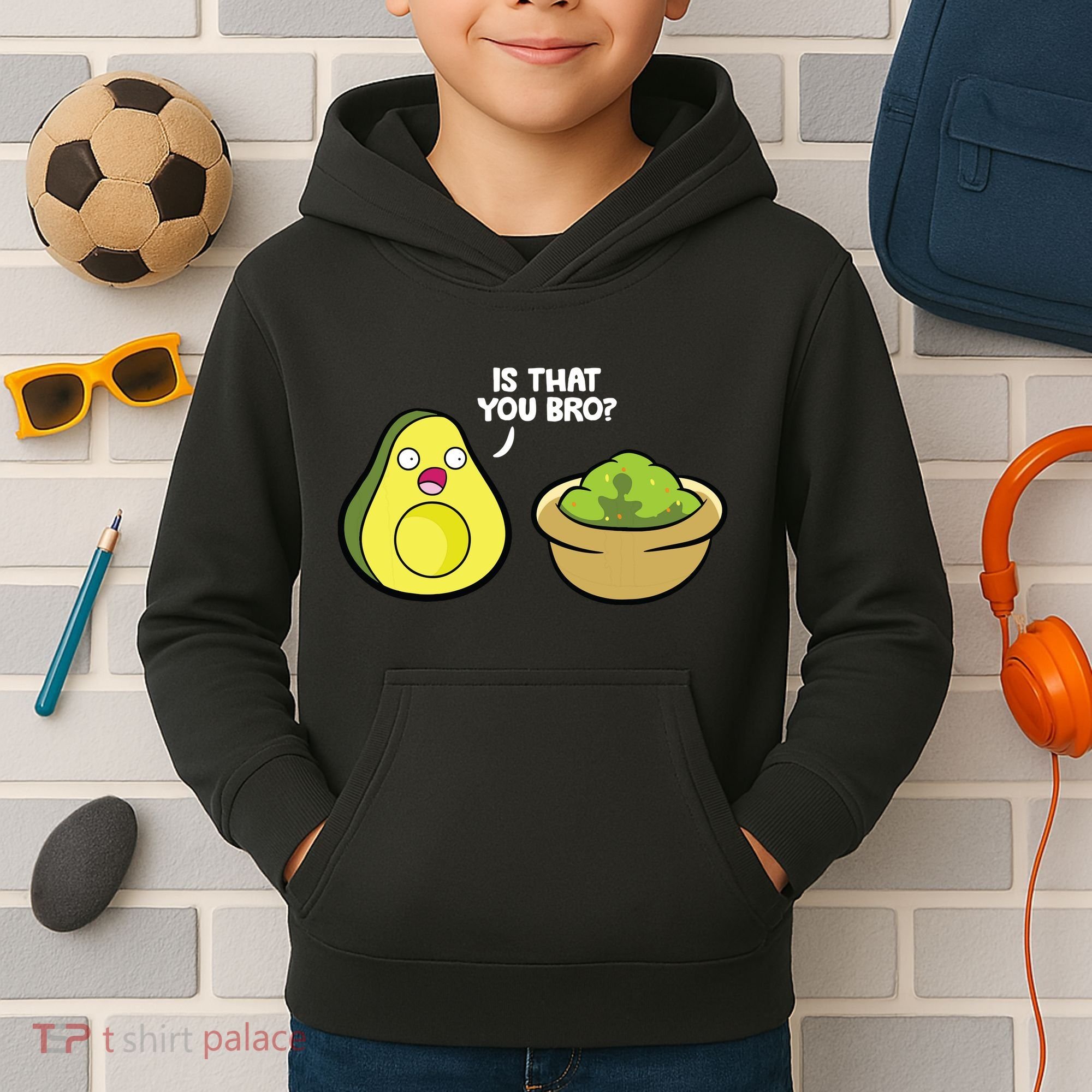 Avocado Guacamole Is That You Bro Funny Avocado Kids Hoodie
