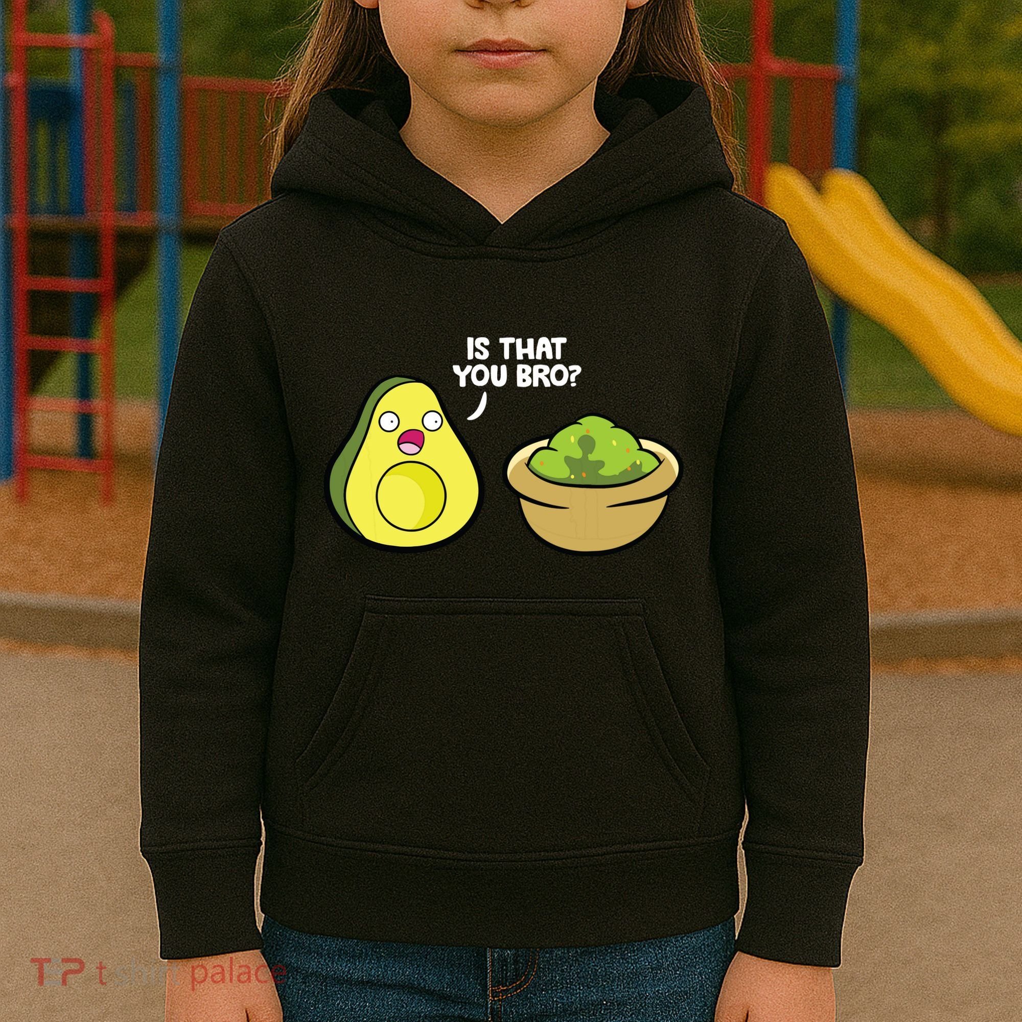 Avocado Guacamole Is That You Bro Funny Avocado Kids Hoodie