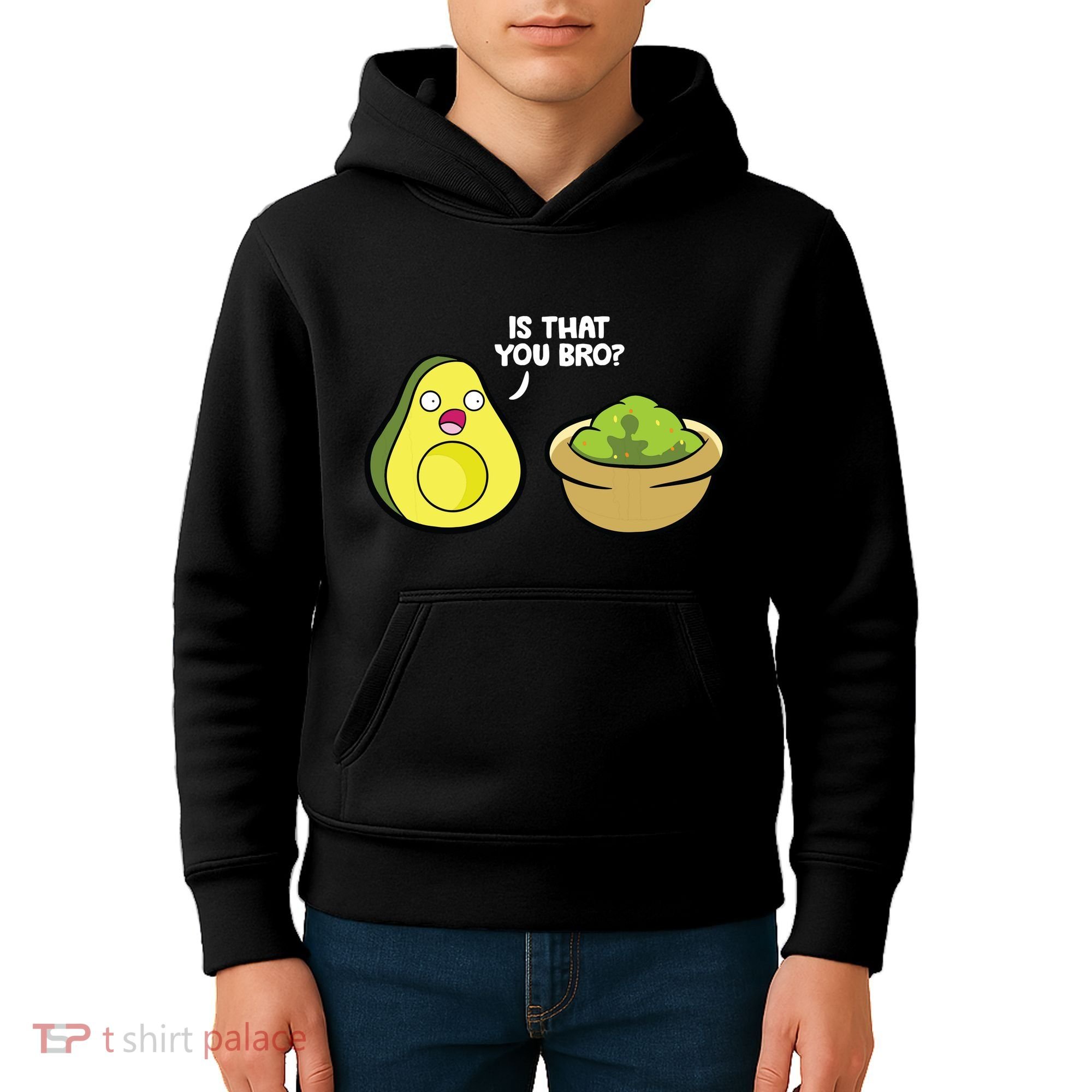 Avocado Guacamole Is That You Bro Funny Avocado Kids Hoodie
