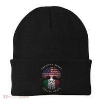 American Grown Italian Roots Italy Flag Gift Beanie thumb 0