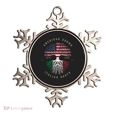 American Grown Italian Roots Italy Flag Gift Ornament