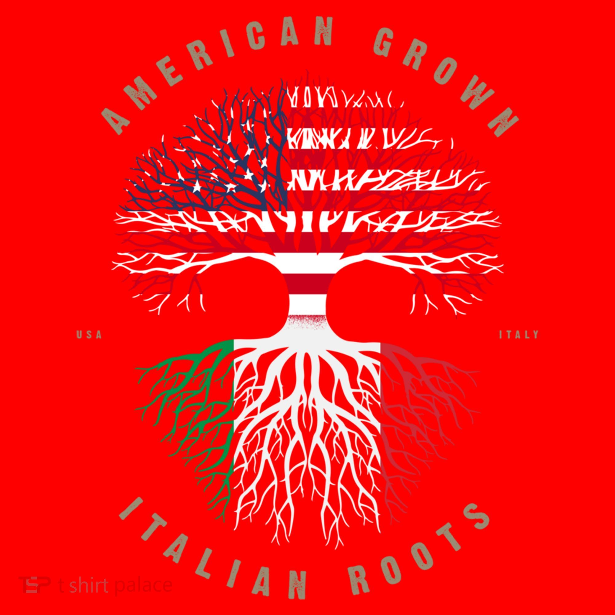 American Grown Italian Roots Italy Flag Gift Santa Hat