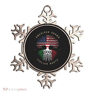 American Grown Italian Roots Italy Flag Ornament