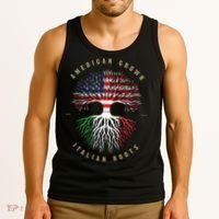 American Grown Italian Roots Italy Flag Tank Top thumb 3
