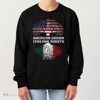 American Grown Italian Roots Italy Flag Proud Women's Sweatshirt thumb 0